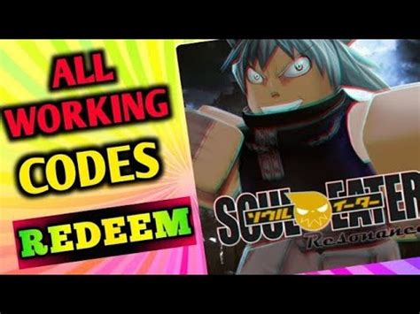 All Secret Soul Eater Resonance Codes 2023 Codes For Soul Eater