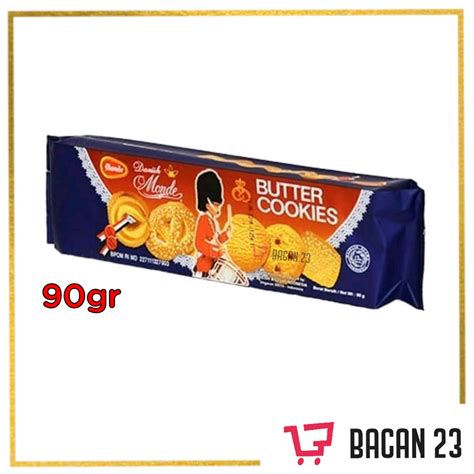 Jual Danish Monde Butter Cookie Gr Biskuit Monde Kukis