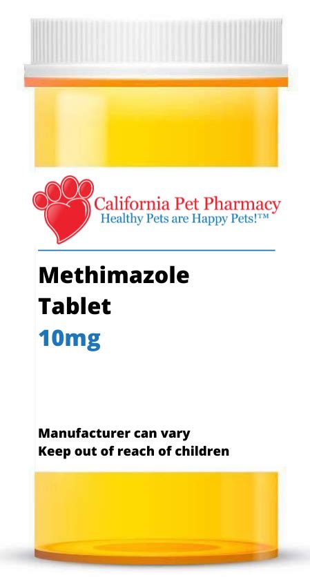 Methimazole 10mg 100 Tablets