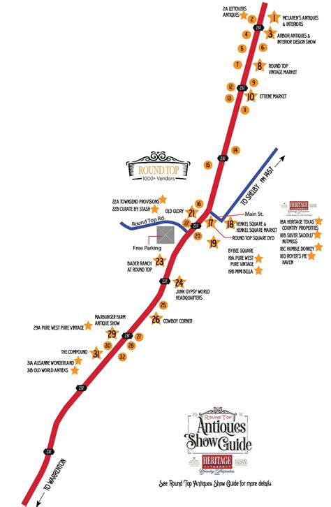 Round Top Antique Show 2024 Map Lishe Phillie