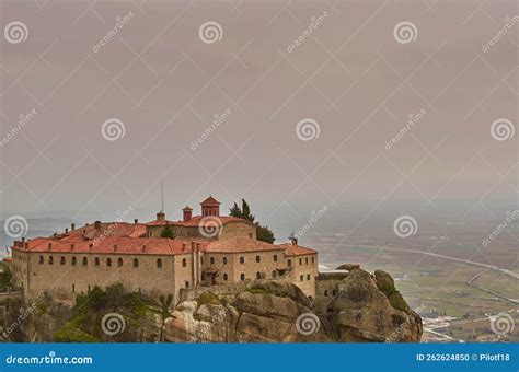 The Holy Monastery Of St Stephen Or Agios Stephanos In Meteora