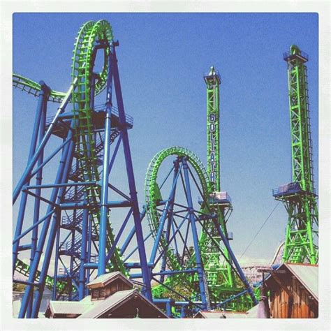 Goliath, Six Flags New England, Agawam, Massachusetts Roller Coaster Theme, Crazy Roller Coaster ...