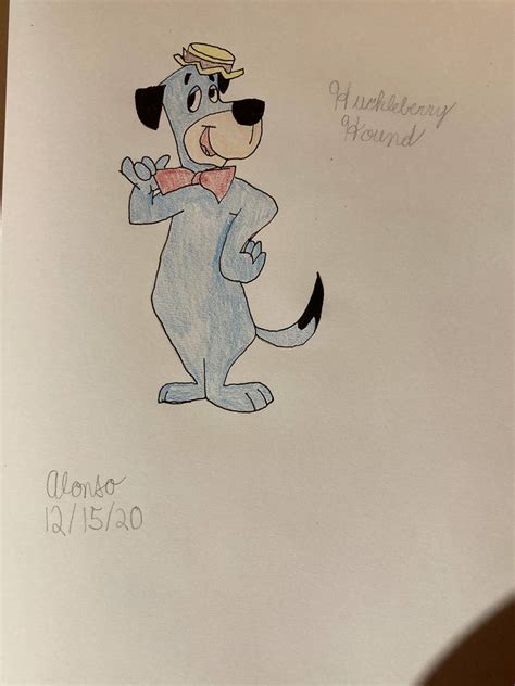 My Huckleberry Hound Drawing By Perualonso On Deviantart