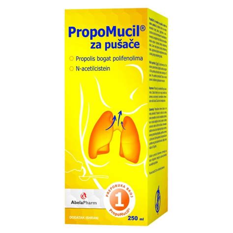 Propomucil Sirup Za Pu A E Ml On Line Apoteka Jankovi