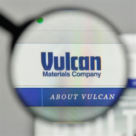 Milan Italy November Vulcan Materials Logo On The We