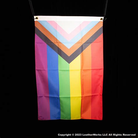 Progress Rainbow Pride Flag Celebrate Diversity With Pride