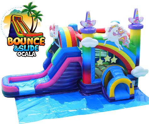 Unicorn Rainbow Wet Dry Combo Party Rentals In Marion County Fl