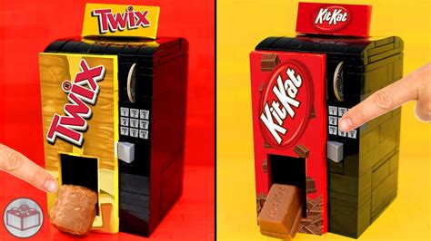 How To Build Custom Lego Vending Machines Kit Kat Twix Snickers