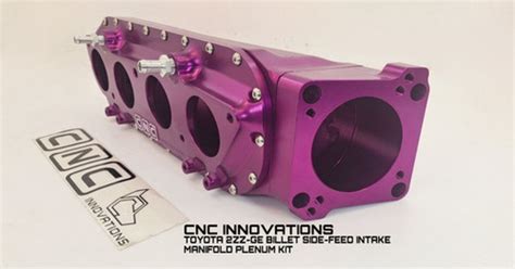 Toyota Zz Ge Billet Side Feed Intake Manifold Plenum Kit Cnc Innovations