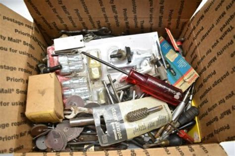 Mixed Tools Lot VINTAGE Mechanics Woodworking Machinist Junk Drawer 15