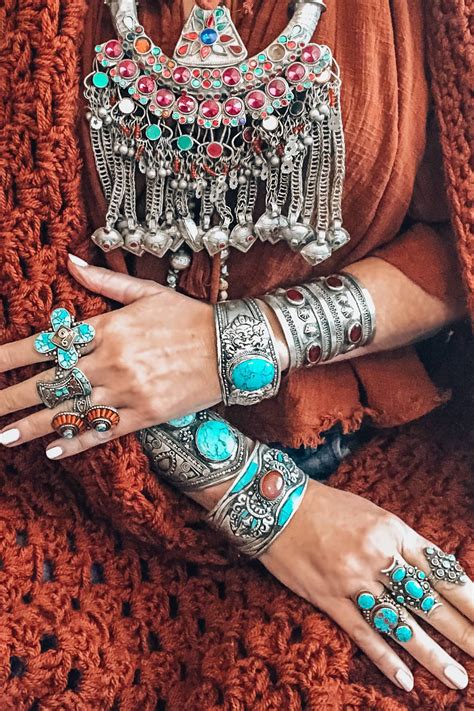 Ibizabohogirl Bohemian Jewellery Vintage Turquoise Jewelry Bohemian Accessories