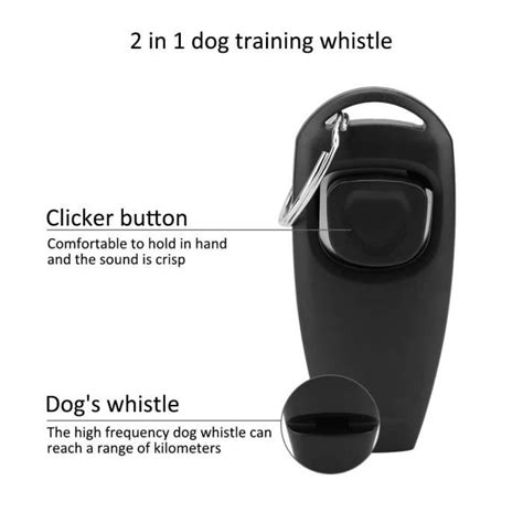 Pwshymi Sifflet De Dressage De Chien Sifflet Clicker Pour Chiot Et