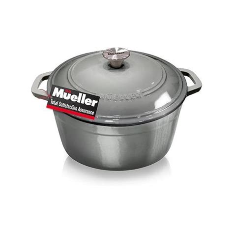 Mueller 6 Quart Enameled Cast Iron Dutch Oven Simplexdeals