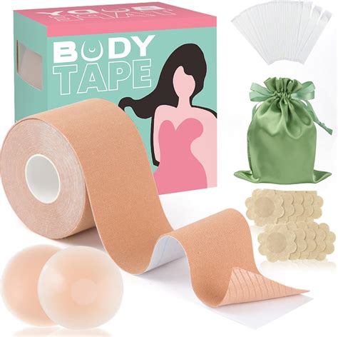 Boob Tape Boobtape Lift Tapeinvisible Nipple Tape Breast Support