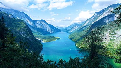 4k Free Download Lake Koenigssee Bavarian Alps Landscape Lakes