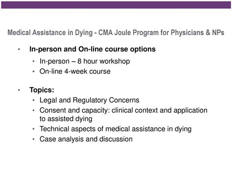 Medical Assistance In Dying Community Of Practice Ppt Download