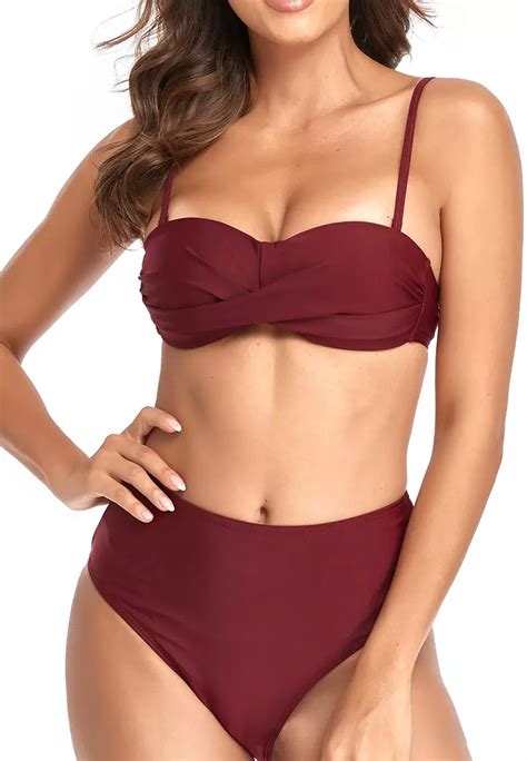 Buy Lycka Lyx European Lady Bikini Swimwear Red Online