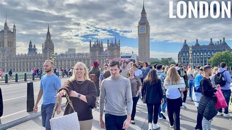 England London City Street Tour 2022 4K HDR Virtual Walking Tour