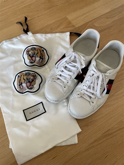 Gucci Ace Sneakers Removable Tiger Patches Us Gem