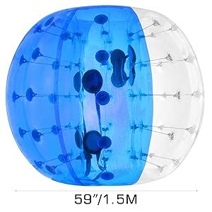 Happybuy Inflatable Bumper Ball M Ft Diameter Bubble Soccer Ball