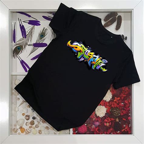 Cool Graffiti Unisex Style T Shirt Street Art Clothing High Etsy