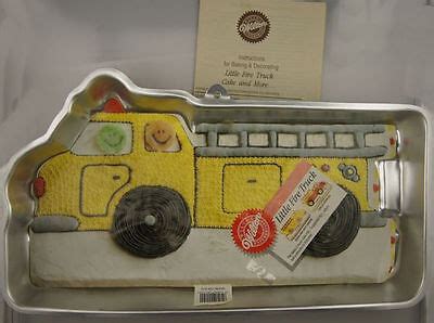 Little Fire Truck Cake Pan from Wilton 9110 | eBay