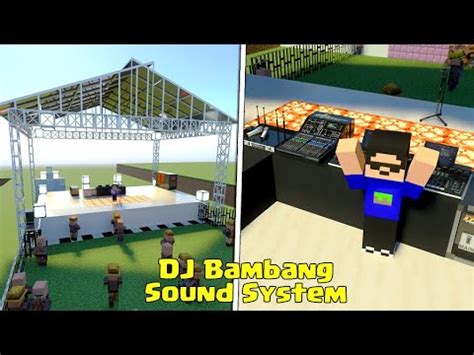 Addon Sound System Dan Panggung Buat Malam Minggu Di MCPE YouTube