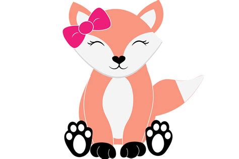 Fox svg, woodland animal svg, animal svg, baby fox svg, girl fox svg ...