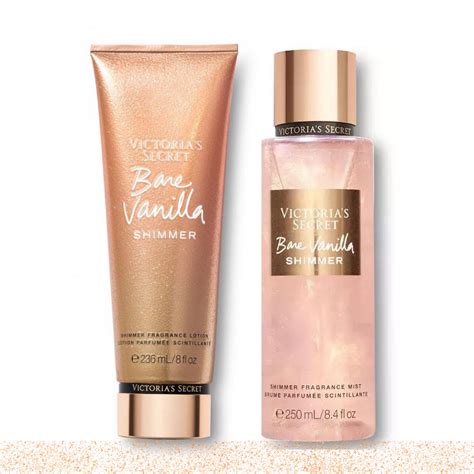 Kit Body Splash Creme Hidratante Victoria S Secret Bare Vanilla