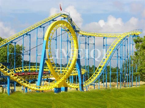 Single Loop Double Spiral Roller Coaster