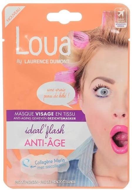 Masque Visage En Tissu Id Al Flash Anti Age Loua Laurence Dumont