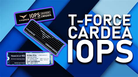 T Force Cardea Iops M Nvme Ssd Review Youtube