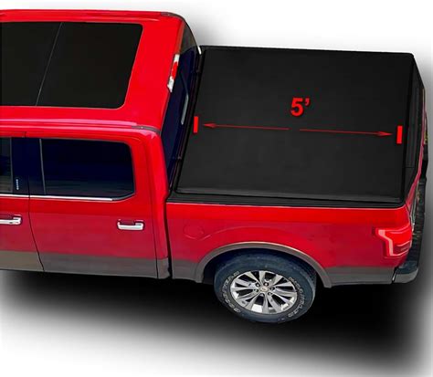 Amazon OSOBAK Soft Roll Up 5 0 Truck Tonneau Cover Compatible For