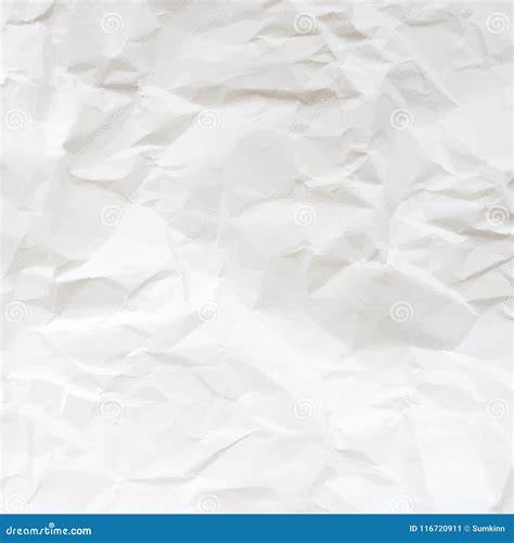 Vector Texture Of Crumpled Paper Stock Vector Illustration Of