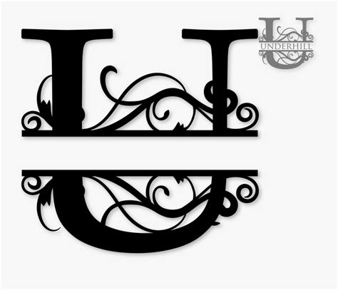 Letters Clipart Monogram - Split Monogram Q Svg , Free Transparent Clipart - ClipartKey