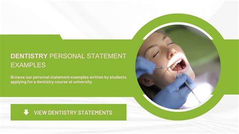 Dentistry Personal Statement Examples Studential