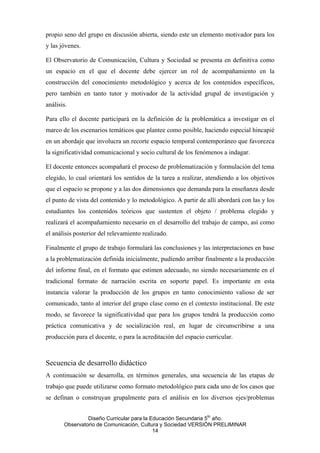 Observatorio De Comunicacion Cultura Y Sociedad Pdf