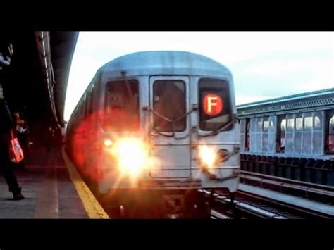 MTA On Board Coney Island Bound R46 F Train W High Pitched Door