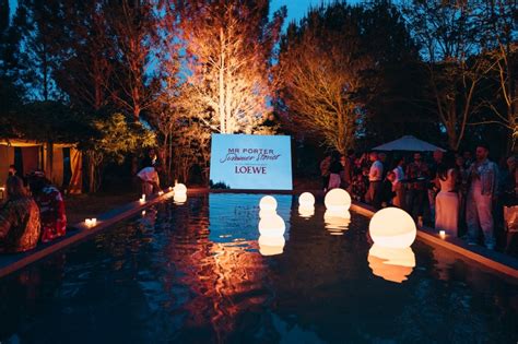 Mr Porter Loewe Host Poolside Party To Celebrate Mr Porter S Summer