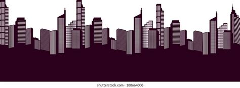 Atlanta Skyline Monochrome Silhouette Vector Illustration Stock Vector ...