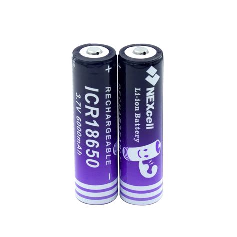 18650 Battery 3 7V 6000mAh ICR 18650 Rechargeable Grandado