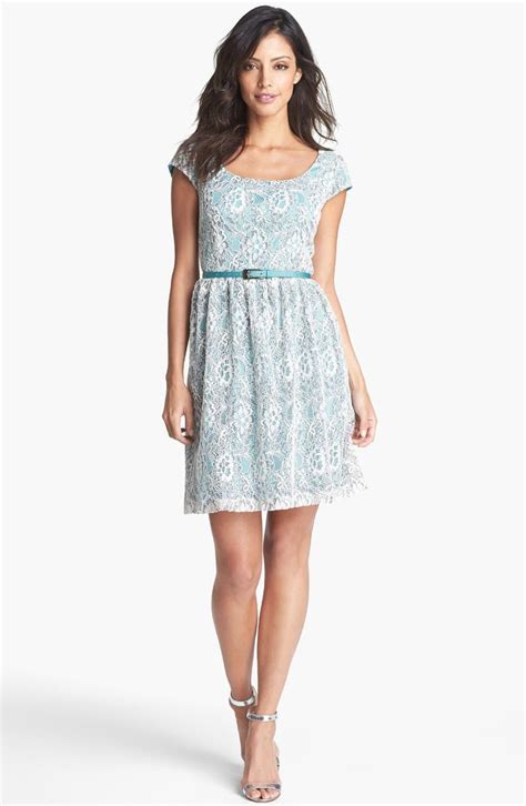 Ivy And Blu Lace Fit And Flare Dress Nordstrom