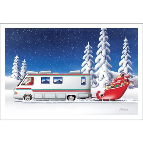 Motorhome Towing Sleigh Paul Oxman Publishing