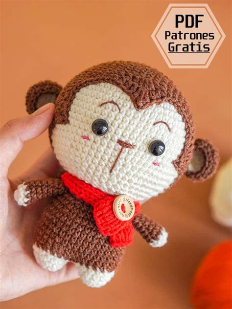 Paso A Paso Lindo Mono Amigurumi Pdf Patr N Gratis Lovelycraft