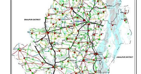 Maps of Bangladesh: Gaibandha District