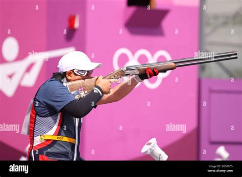 Tokyo Japan Th July Naoko Ishihara Jpn Shooting Clay