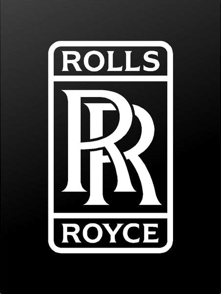 Rolls Royce Logo Vinyl Decal Car Window Laptop Sticker Kandy Vinyl Shop