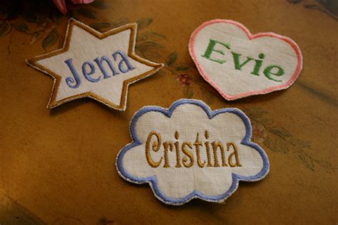 Personalized Custom Name Labels in Fun Shapes - Etsy