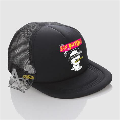 Jual Snapback Trucker Hat Topi Snapback Jaring Joa Quin Sex Pistols