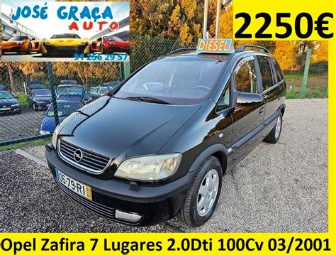 Opel Zafira 2 0Dti 100Cv 7 Lugares 03 2001 Espinho OLX Portugal